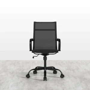 Laguna - Ergonomic, Black Mesh with Black Base, Feet